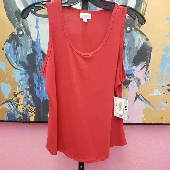 Lularoe Tank Top Medium Red - Picture 1 of 5